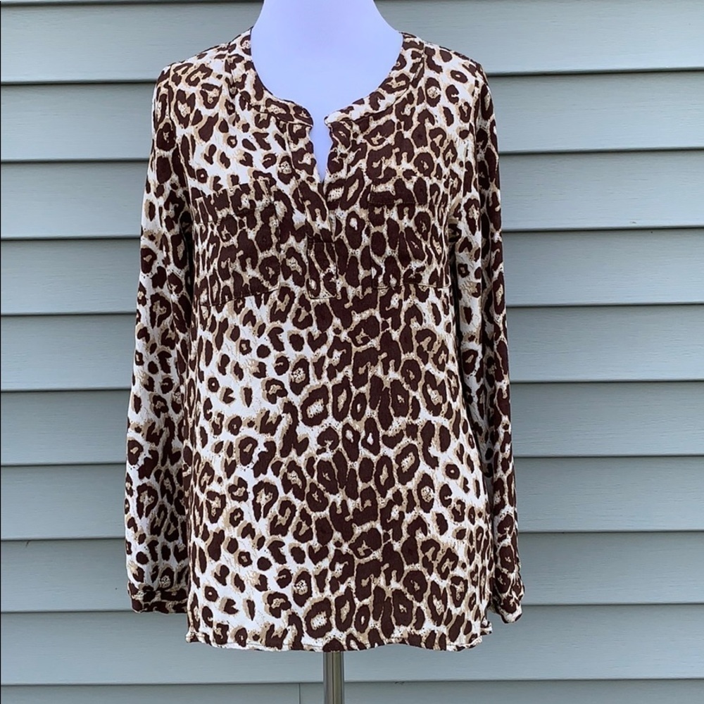 Top blouse animal print